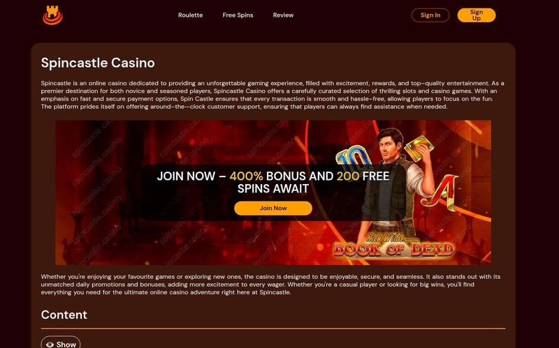 Spin Castle Casino: A Premier UK Gaming Experience, spincastles casino Spin Castle Casino: A Premier UK Gaming Experience, spincastles casino